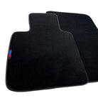 Black Floor Mats For BMW Z4 Series G29 With 3 Color Stripes Tailored Set Perfect Fit - AutoWin