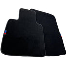 Black Floor Mats For BMW Z4 Series G29 With 3 Color Stripes Tailored Set Perfect Fit - AutoWin