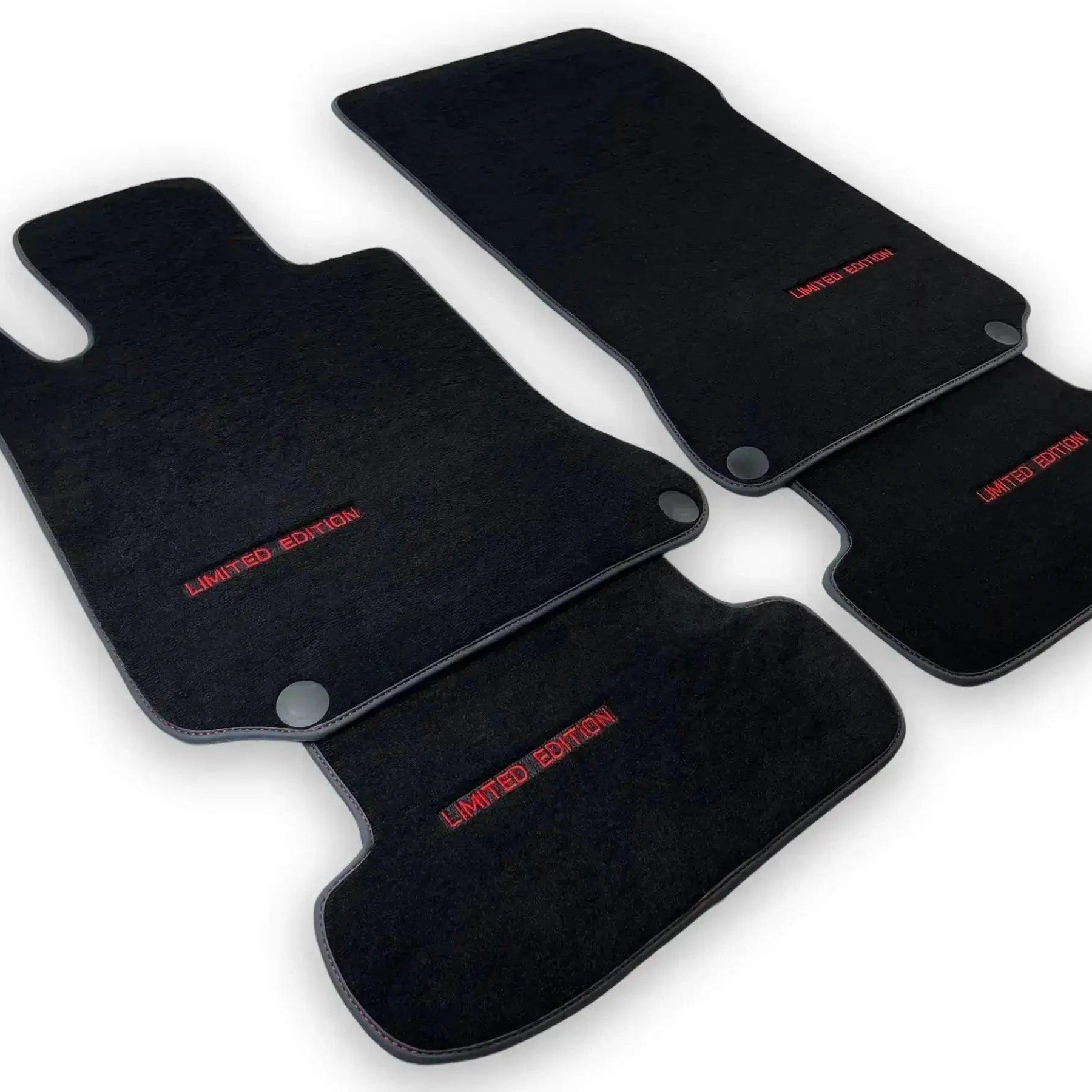 Black Floor Mats For Mercedes Benz EQE-Class V295 (2022-2023) | Limited Edition - AutoWin