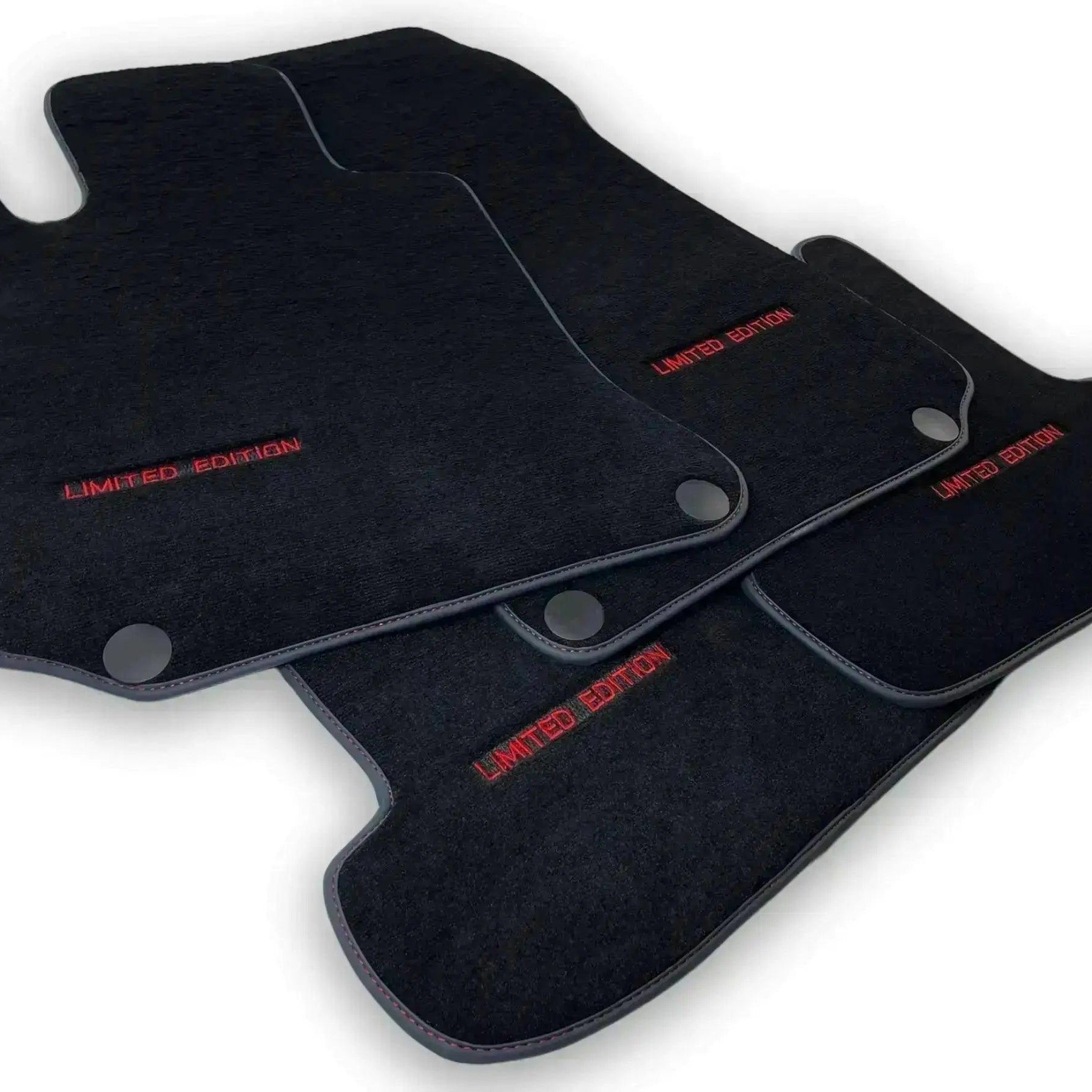 Black Floor Mats For Mercedes Benz GLC-Class X253 SUV (2019-2023) Hybrid | Limited Edition - AutoWin