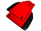 Customizable Red Floor Mats for Lamborghini Aventador With Black Leather