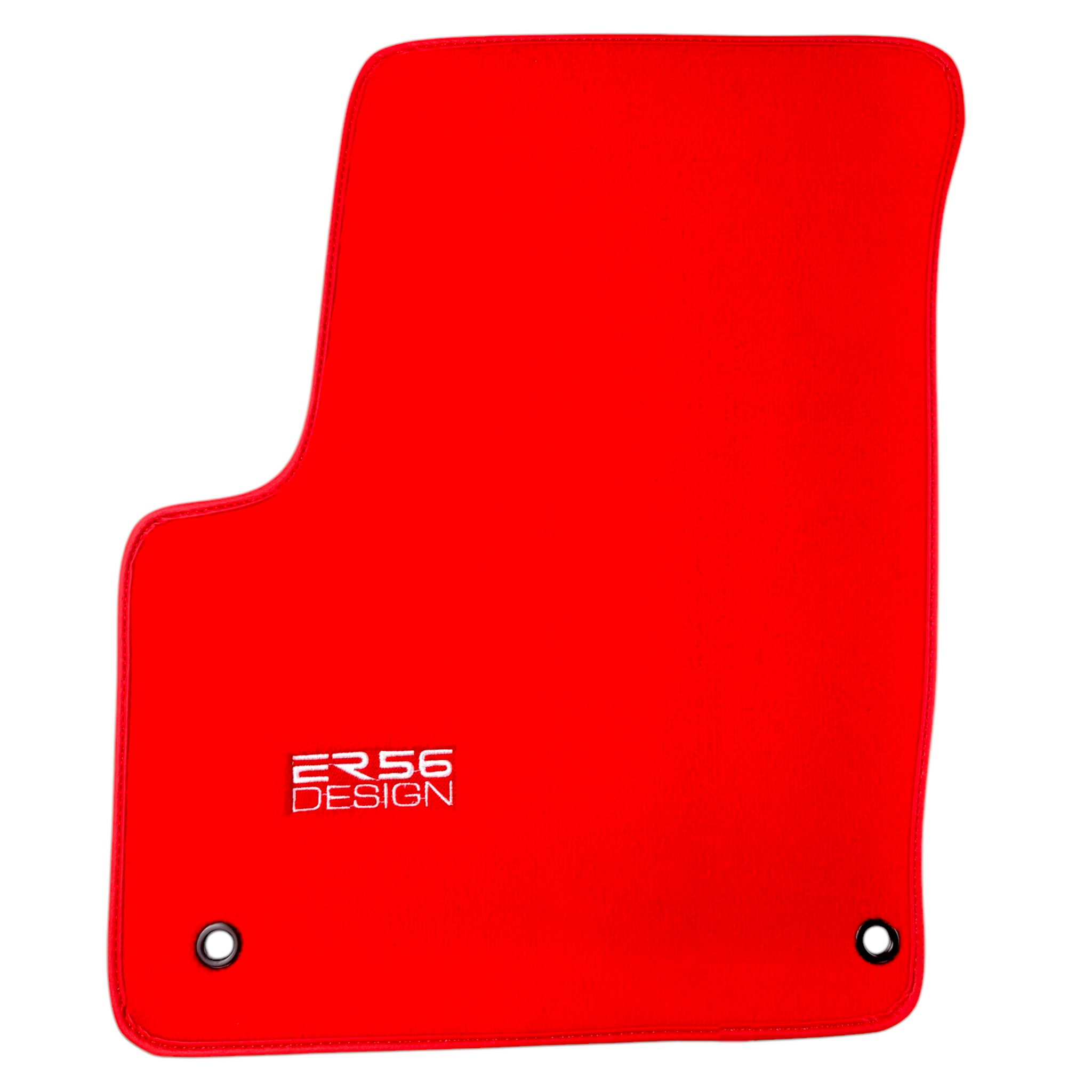 Red Floor Mats for Jeep Grand Cherokee Trackhawk (2018-2021) by ER56 Design