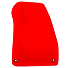 Red Floor Mats for Jeep Wrangler JK (2007-2018) 5 Doors Single Fixation | AutoWin