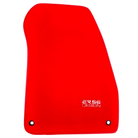 Red Floor Mats for Jeep Wrangler JK (2007-2018) 5 Doors Single Fixation by ER56 Design