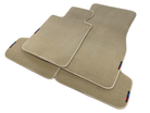 Beige Floor Mats For BMW 1 Series E81 With M Package - AutoWin