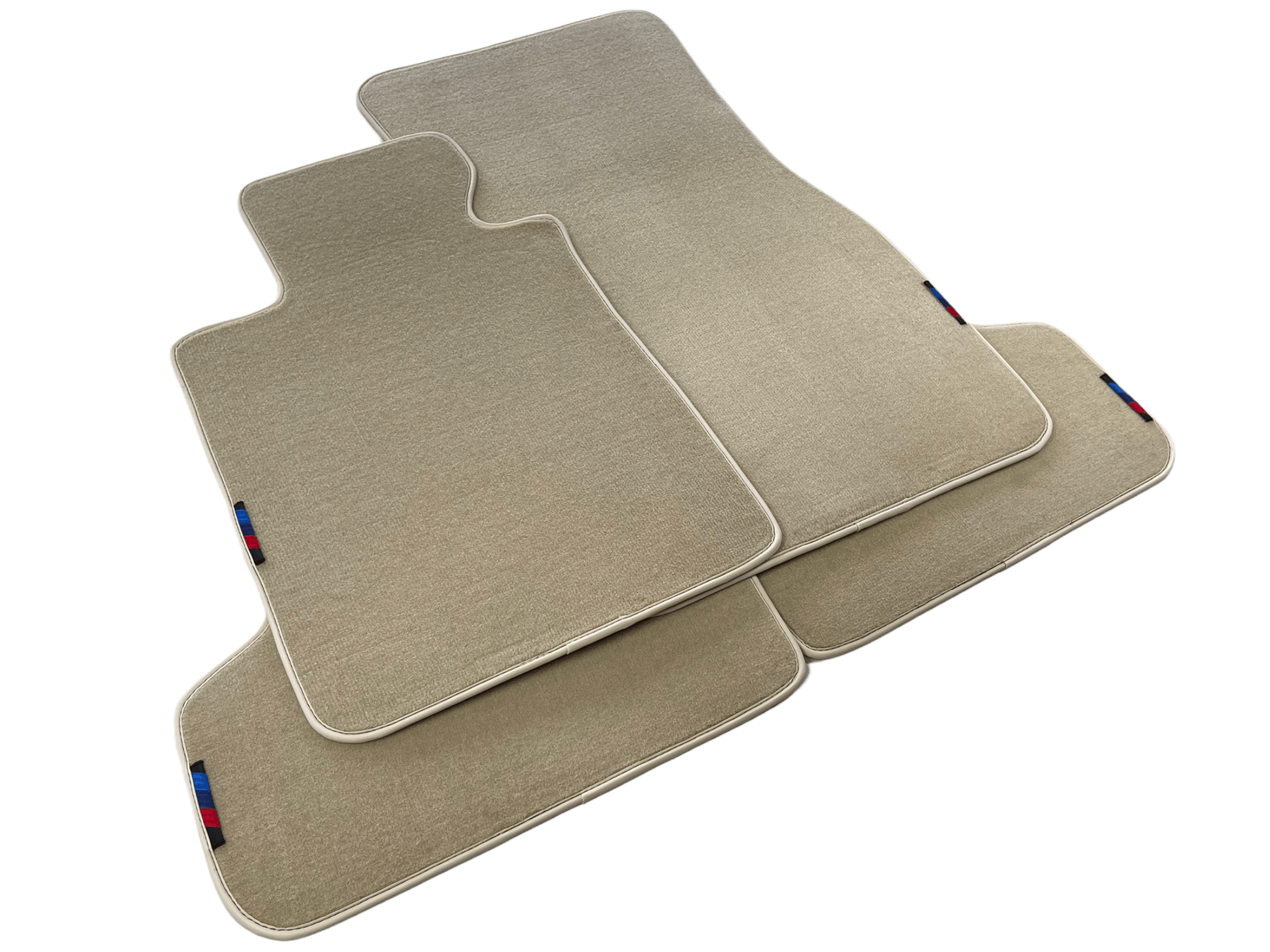 Beige Floor Mats For BMW 1 Series F20 With M Package - AutoWin