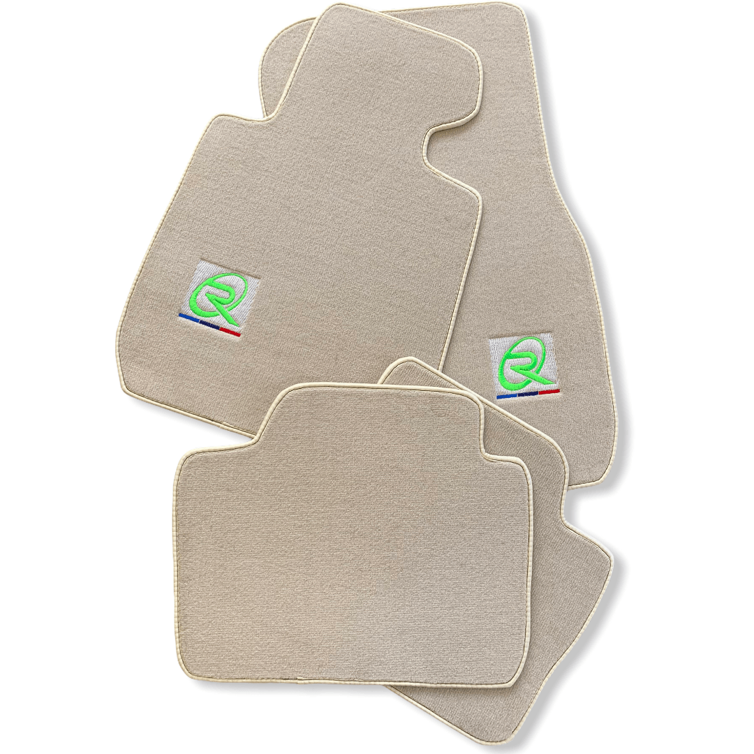 Beige Floor Mats For BMW X1 Series F48 Tailored Set Perfect Fit - AutoWin