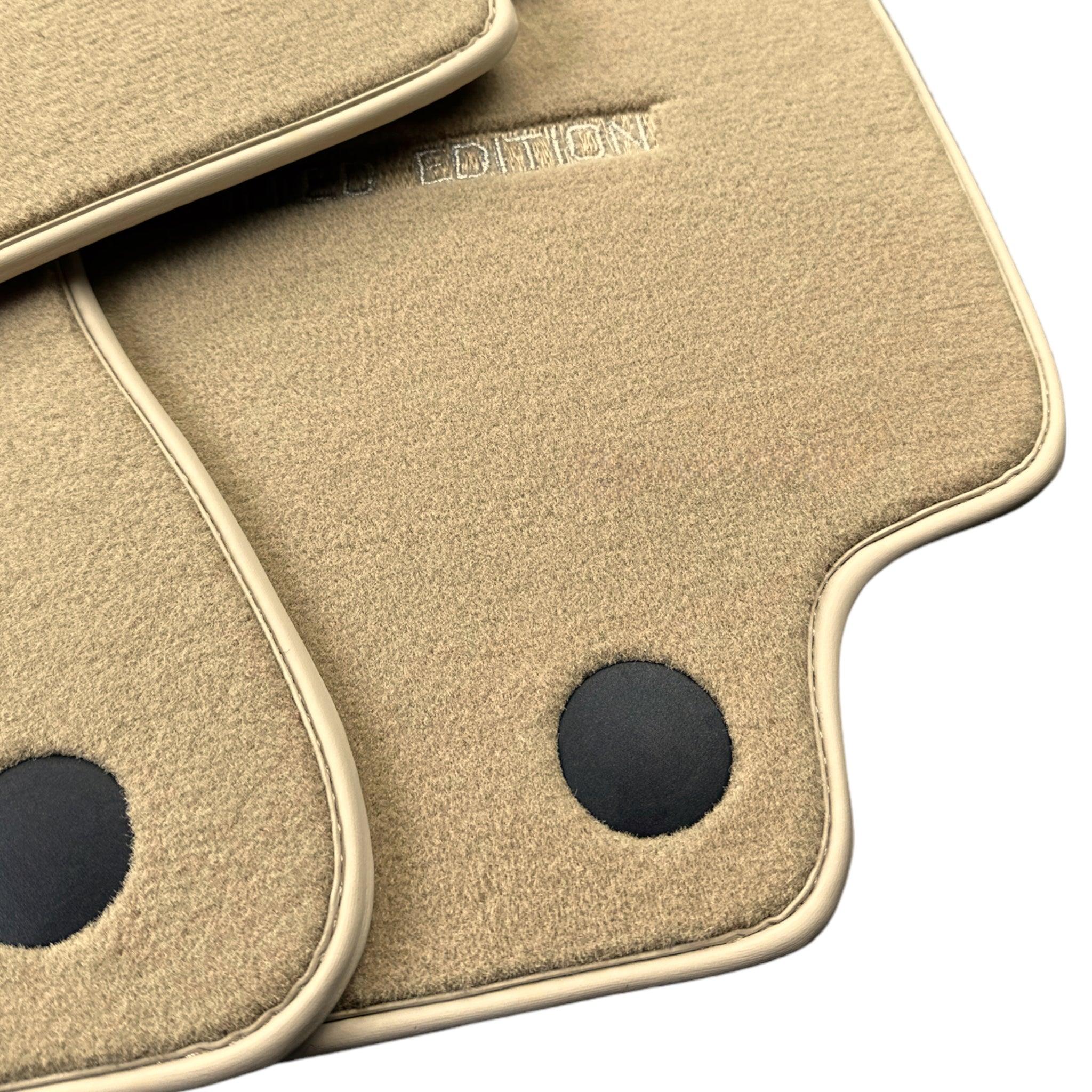 Beige Floor Mats For Mercedes Benz E-Class S124 Estate (1985-1996) | Limited Edition