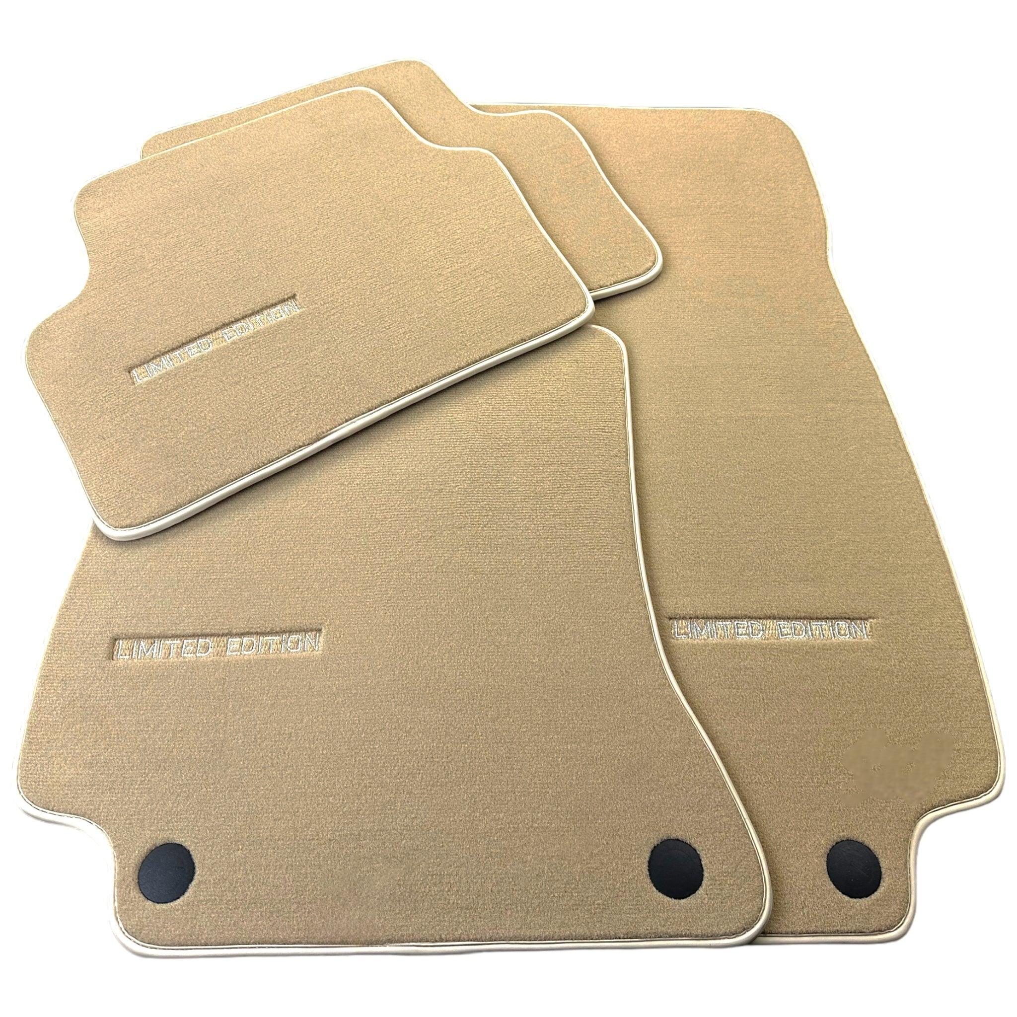 Beige Floor Mats For Mercedes Benz E-Class S213 Estate (2020-2023) Hybrid | Limited Edition