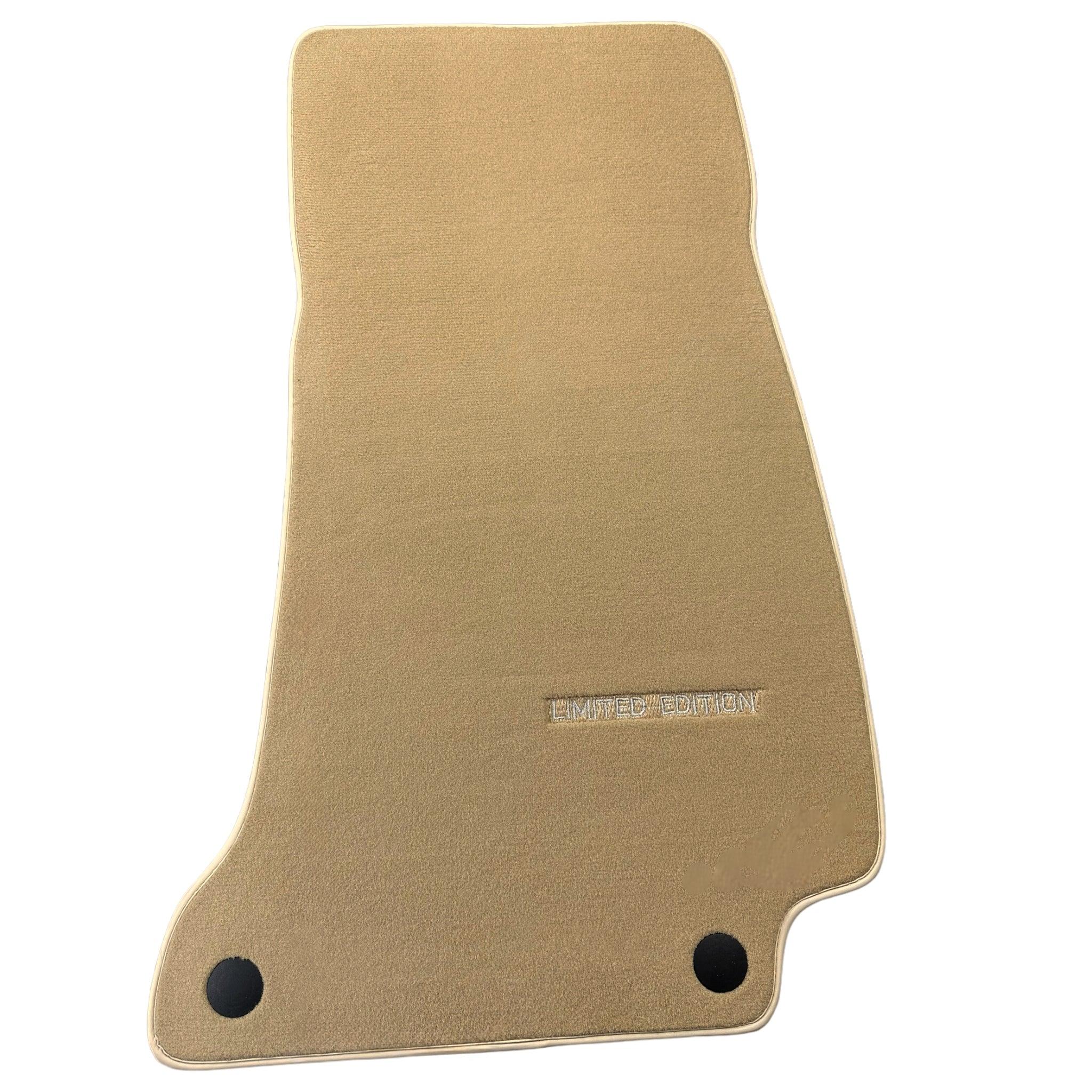 Beige Floor Mats For Mercedes Benz E-Class W212 Sedan Facelift (2013-2016) | Limited Edition