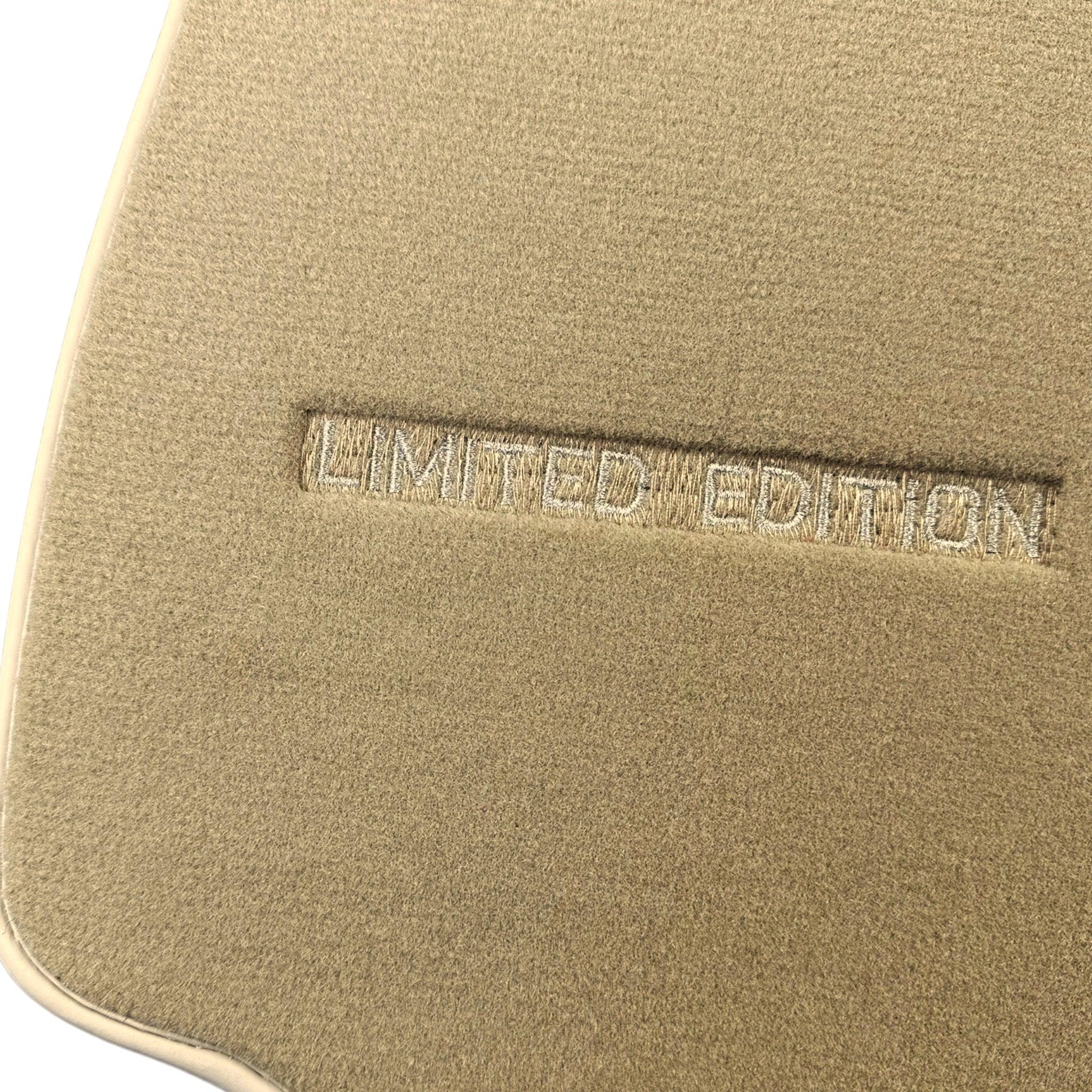 Beige Floor Mats For Mercedes Benz GLC-Class C253 Coupe (2020-2023) Hybrid | Limited Edition