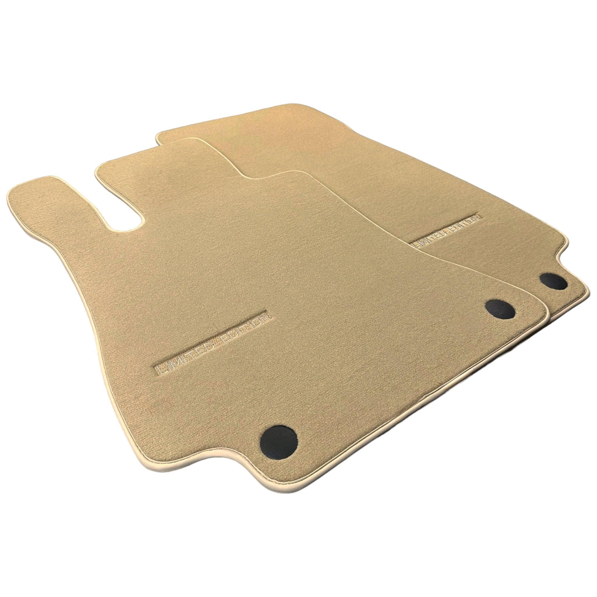 Beige Floor Mats For Mercedes Benz S-Class Z223 Maybach (2021-2023) | Limited Edition