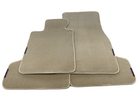 Beige Mats For BMW M6 E24 With M Package - AutoWin