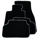 Black Floor Floor Mats For BMW 3 Series G20 | White Trim
