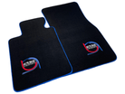 Black Floor Mats For BMW M5 E39 ER56 Design Limited Edition Blue Trim - AutoWin