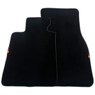 Black Floor Floor Mats For BMW X5 Series E70 Germany Edition - AutoWin