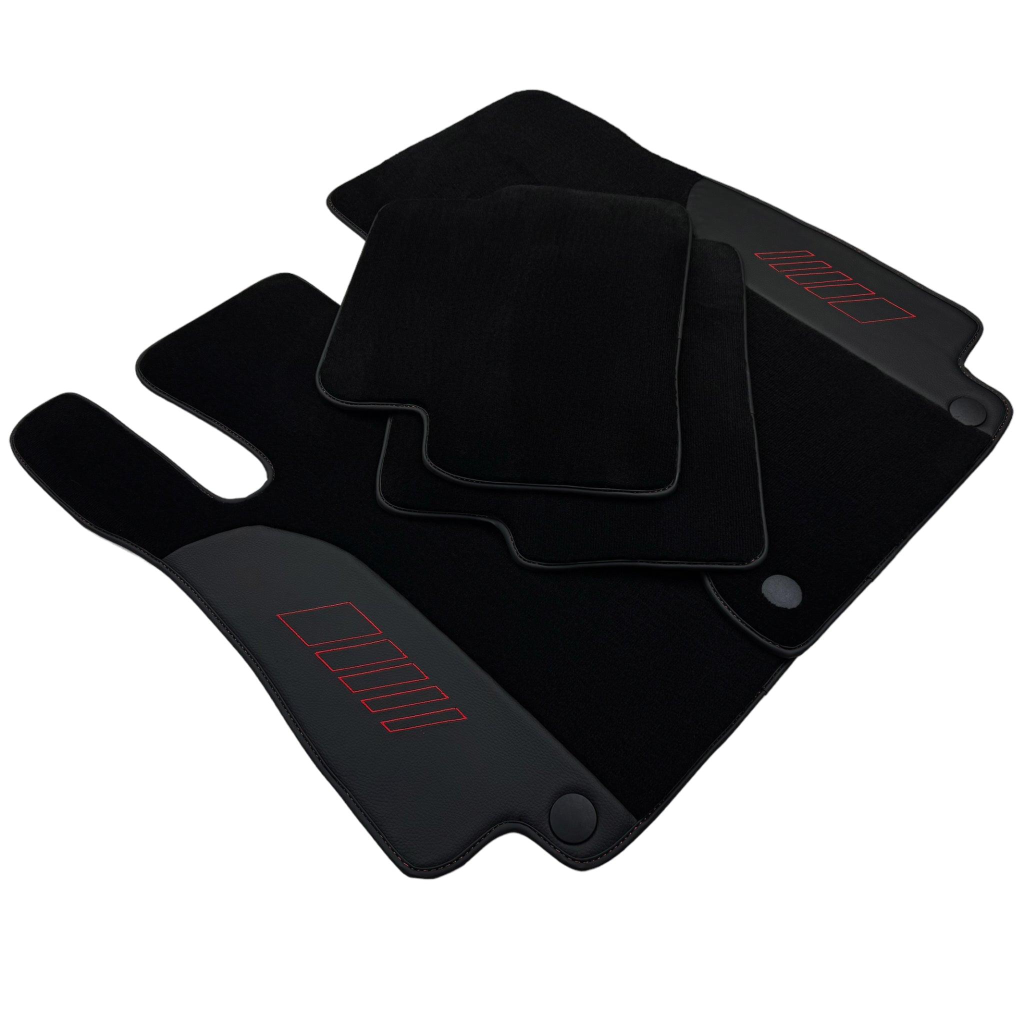 Black Floor Mats For Mercedes Benz E-Class S212 Estate Facelift (2013-2016) | AutoWin Edition