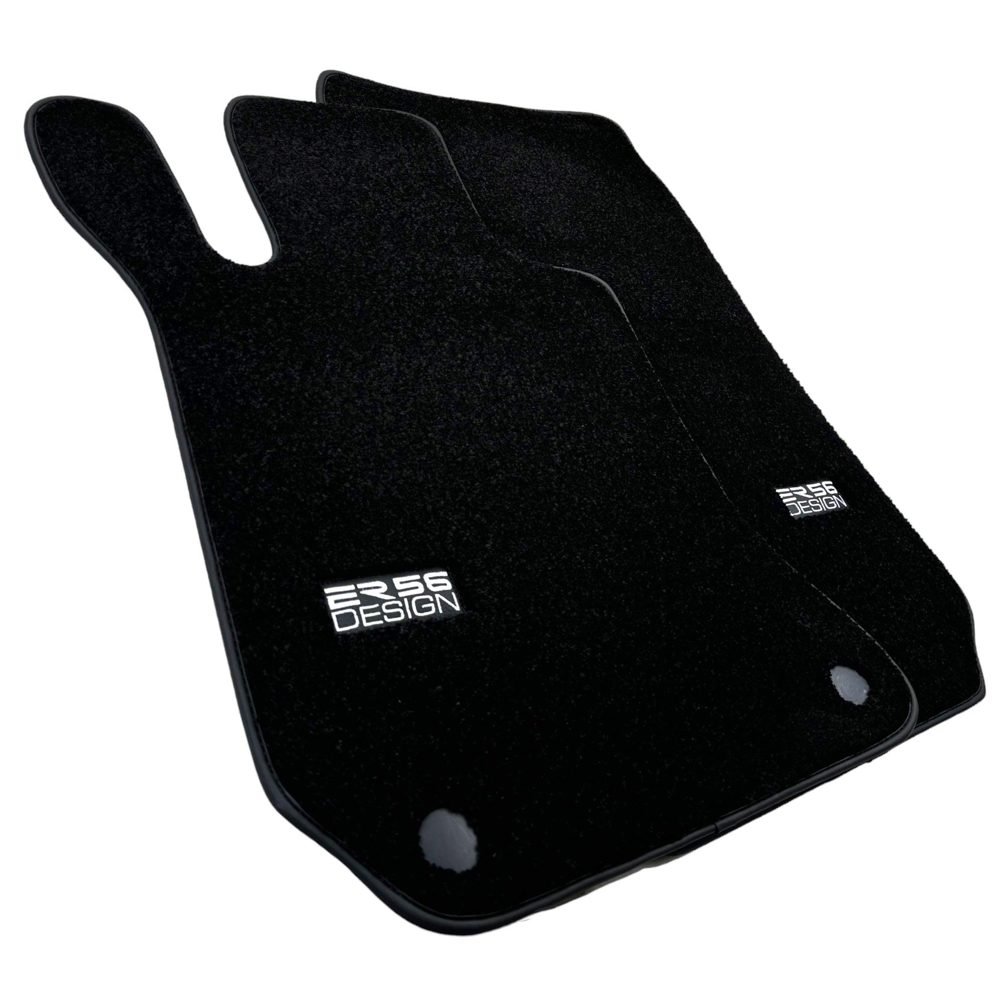 Black Luxury Floor Mats For Mercedes Benz E-Class S124 Estate (1985-1996) | ER56 Design