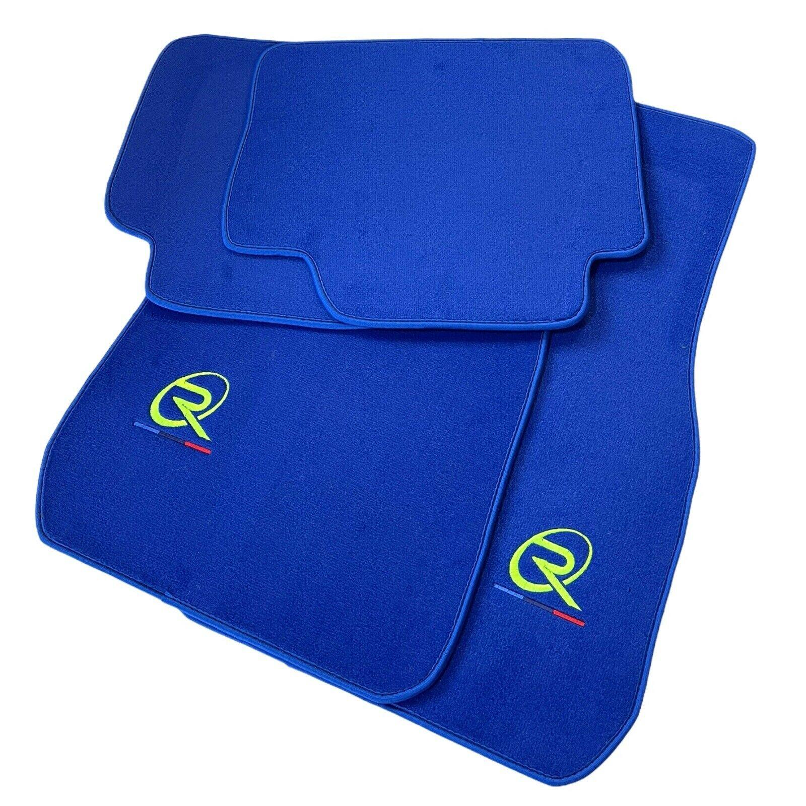Blue Floor Mats For BMW 4 Series F33 Tailored Set Perfect Fit - AutoWin