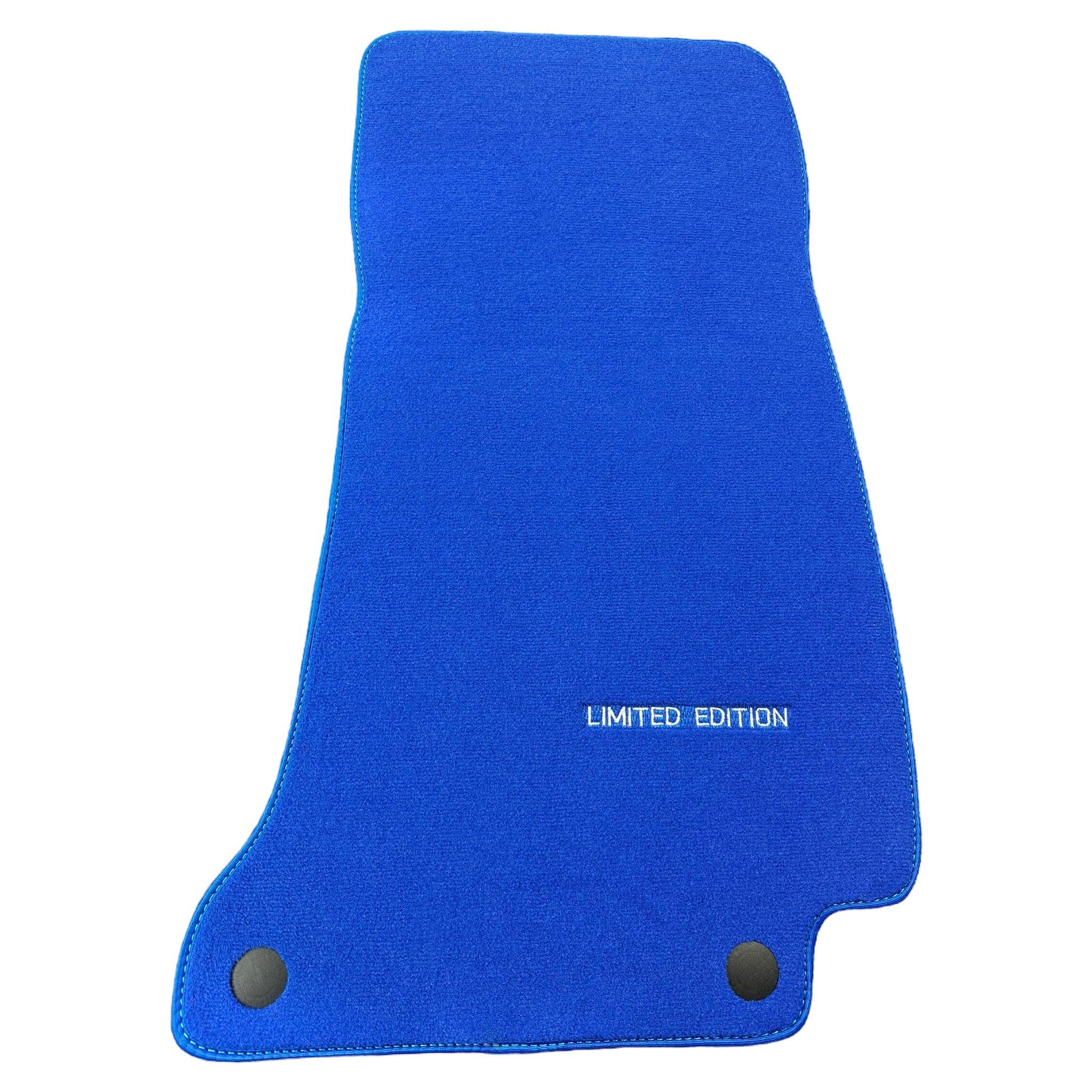 Blue Floor Mats For Mercedes Benz E-Class W212 Sedan Facelift (2013-2016) | Limited Edition