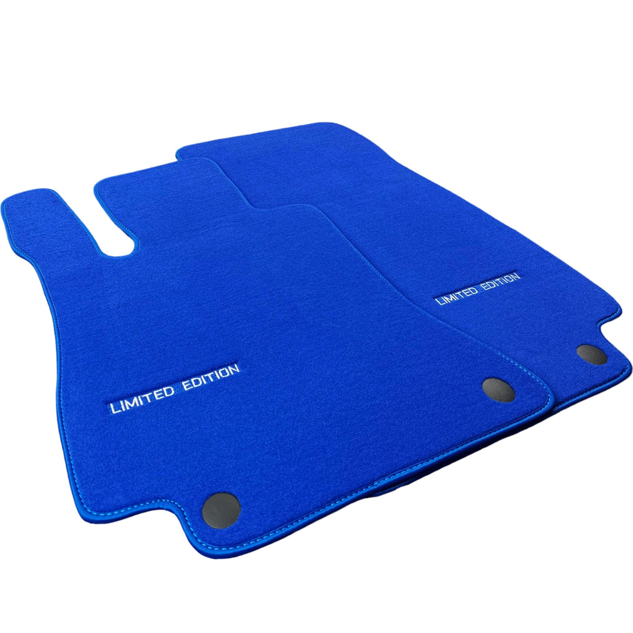 Blue Floor Mats For Mercedes Benz S-Class V223 (2021-2023) Hybrid | Limited Edition