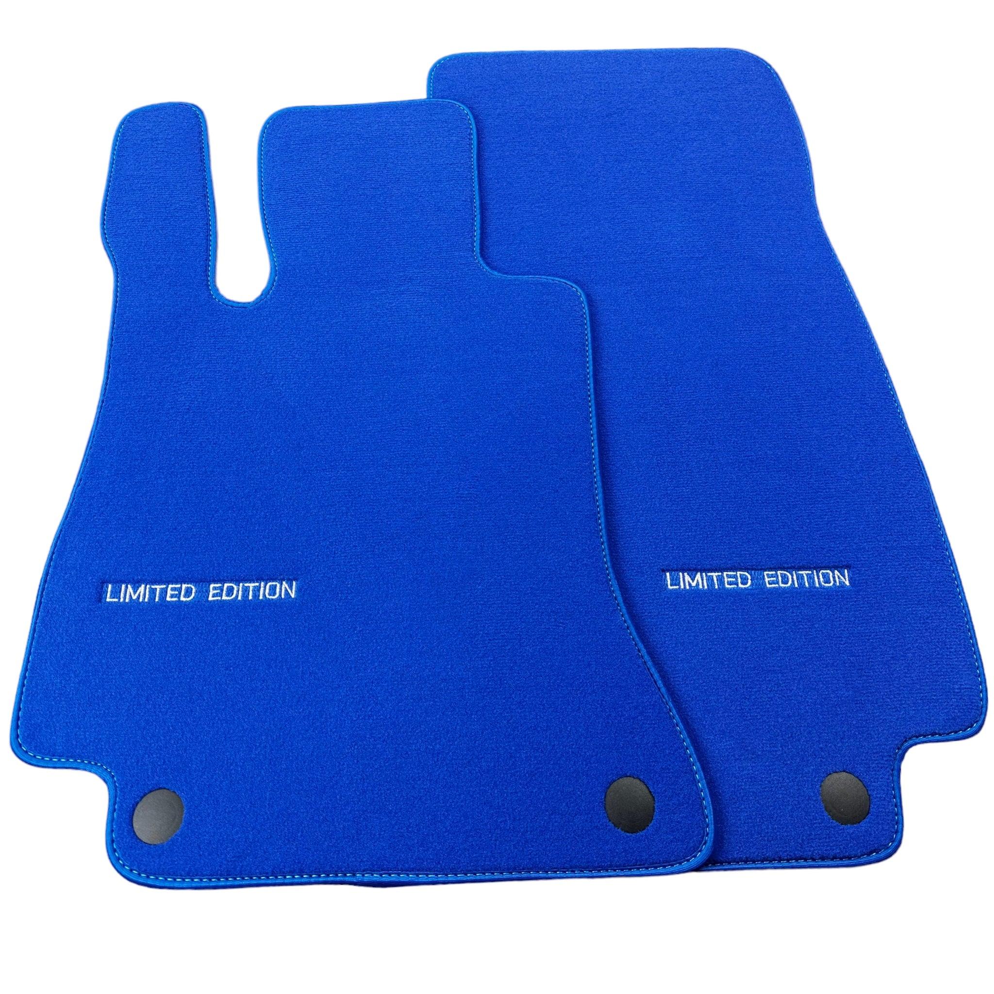 Blue Floor Mats For Mercedes Benz S-Class W126 (1979-1991) | Limited Edition