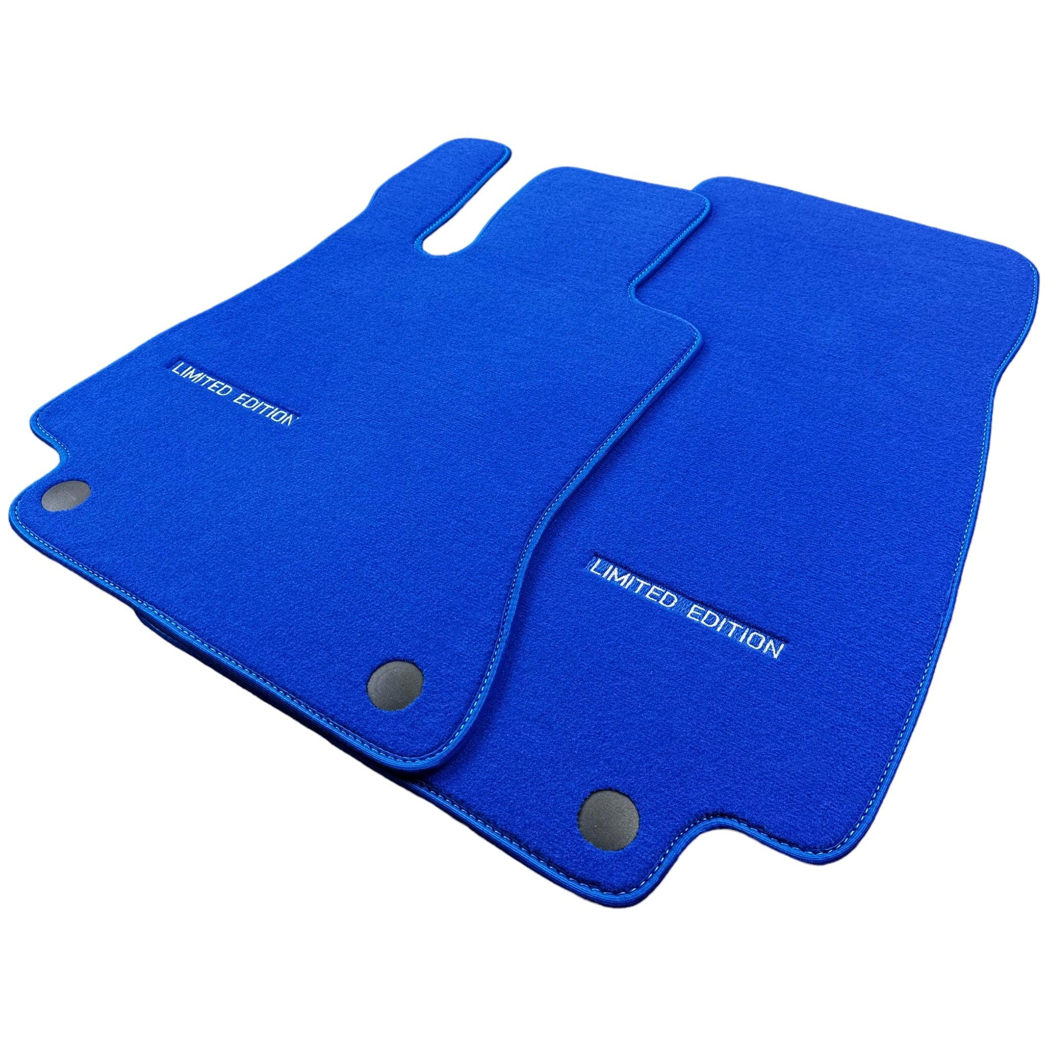 Blue Floor Mats For Mercedes Benz S-Class X222 Maybach (2015-2021) | Limited Edition