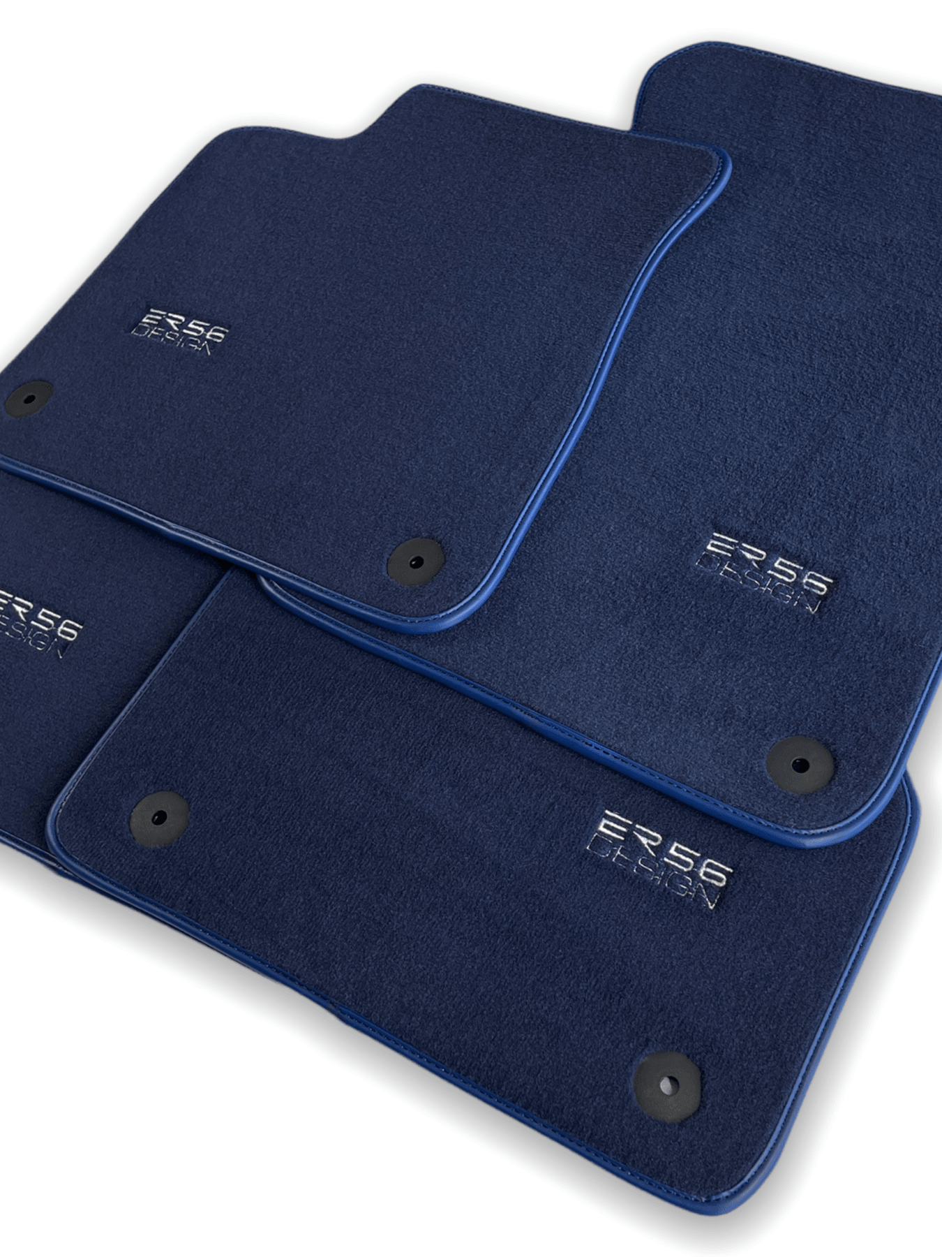 Dark Blue Floor Mats for Audi Q7 4M (2019-2023) | ER56 Design