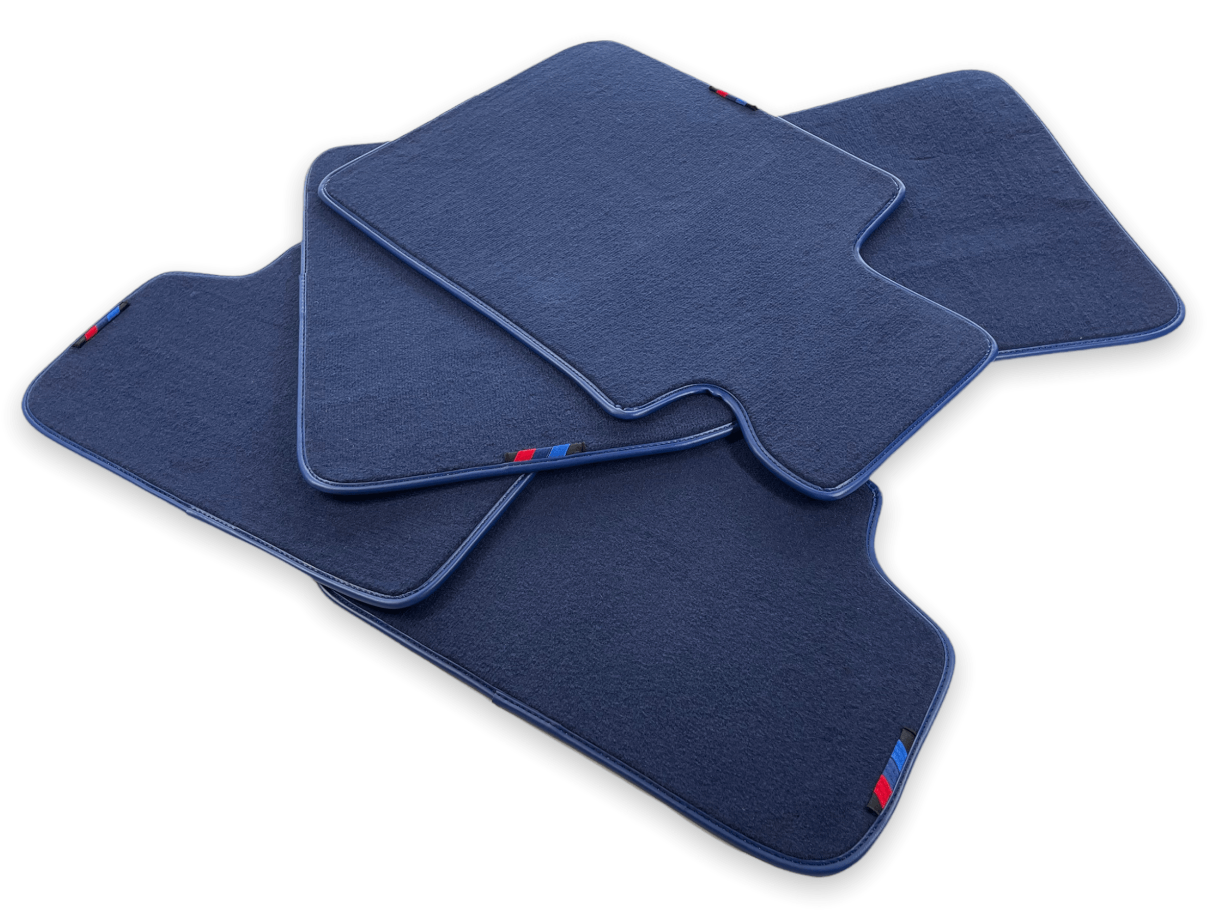 Dark Blue Floor Mats For BMW 3 Series E90 With M Package - AutoWin