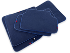 Dark Blue Floor Mats For BMW 3 Series E92 LCI With M Package - AutoWin