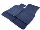 Dark Blue Floor Mats For BMW M4 Series F83 With M Package - AutoWin