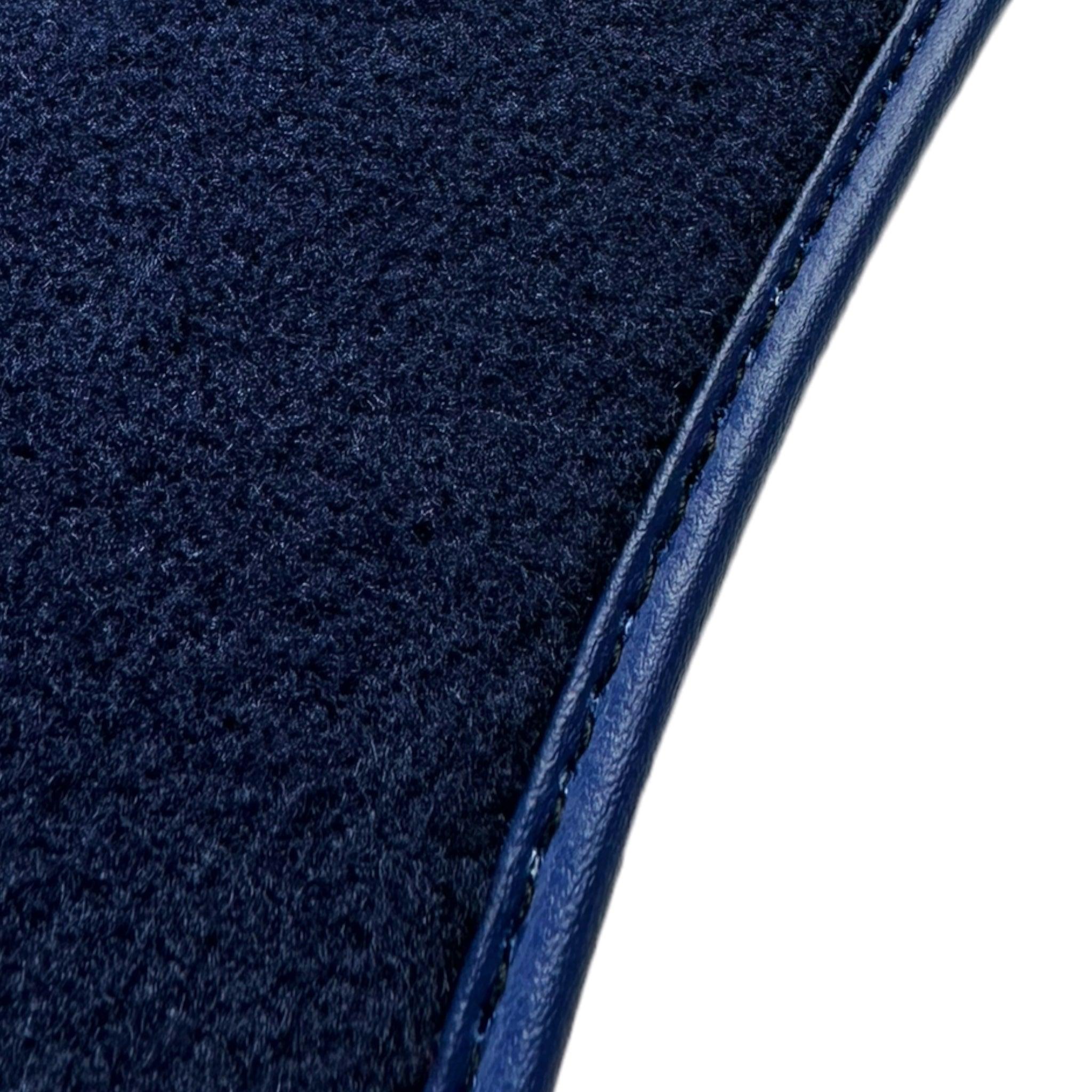 Dark Blue Floor Mats For Mercedes Benz S-Class C126 Coupe (1981-1991) | Limited Edition