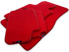 Red Floor Mats For BMW M3 F80 Series With M Package AutoWin Brand - AutoWin