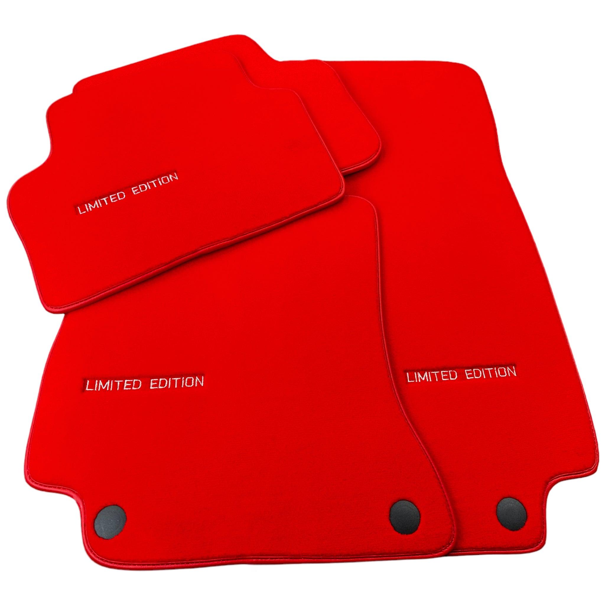 Red Floor Mats For Mercedes Benz GLC-Class C253 Coupe (2020-2023) Hybrid | Limited Edition