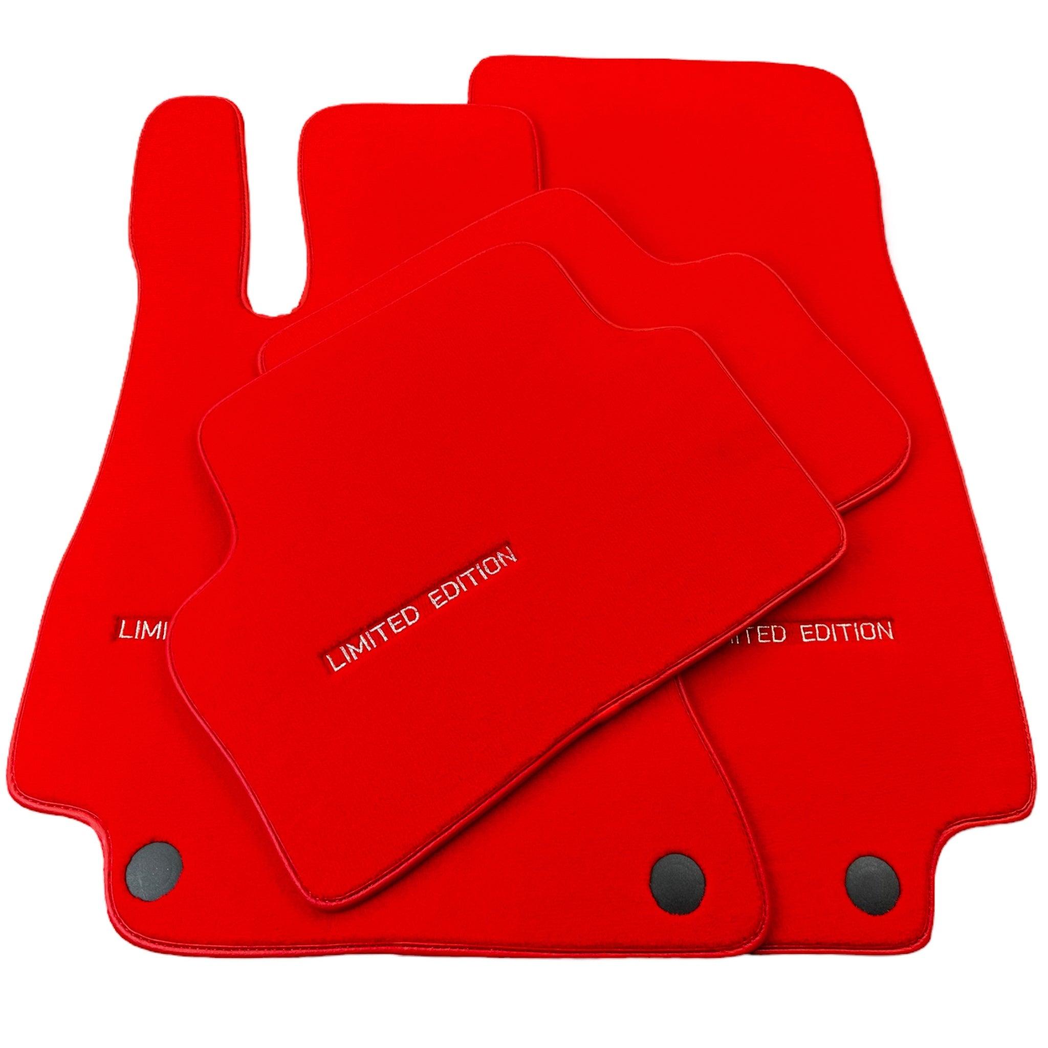 Red Floor Mats For Mercedes Benz GLE-Class C292 Coupe (2015-2020) | Limited Edition